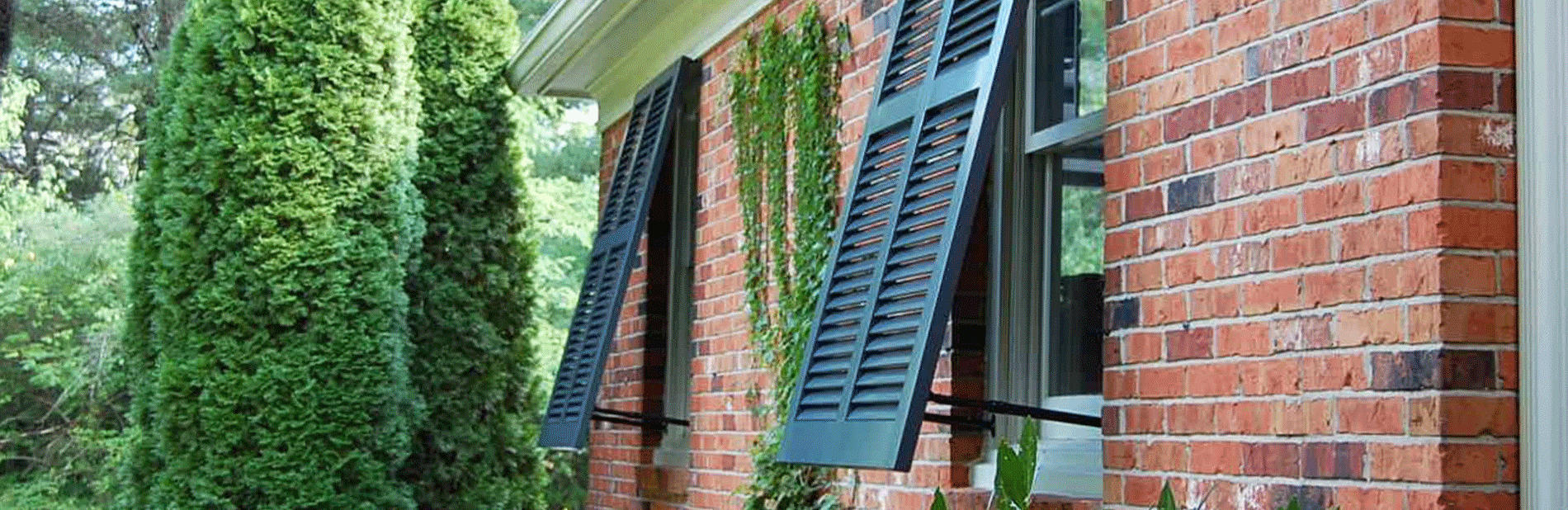 Exterior Wood Shutters  Bahama Shutters