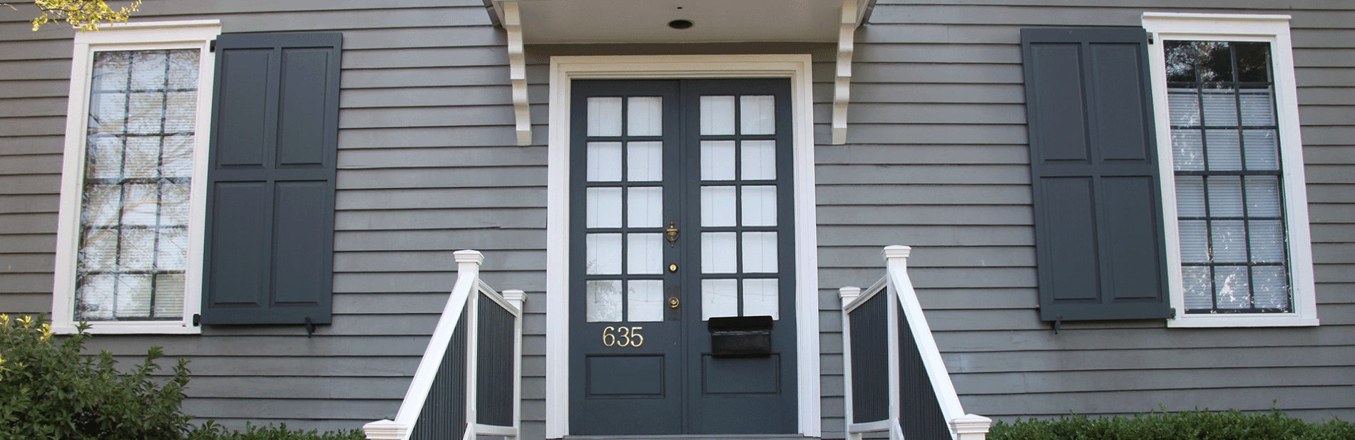 Exterior Wood Shutters  Paneled Shutters