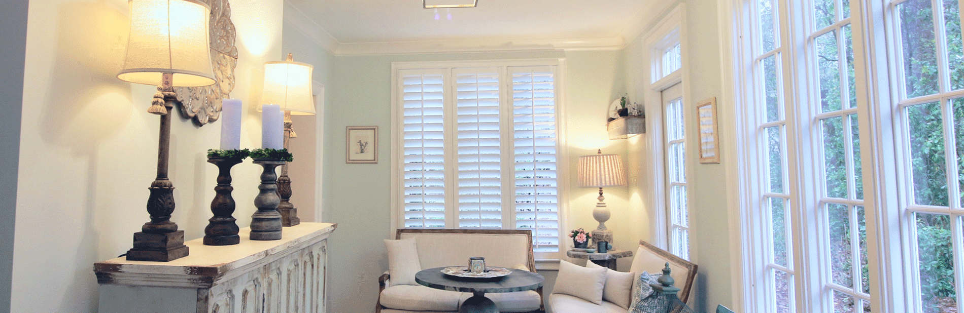 Interior Shutters  Movable Louver Plantation Shutters