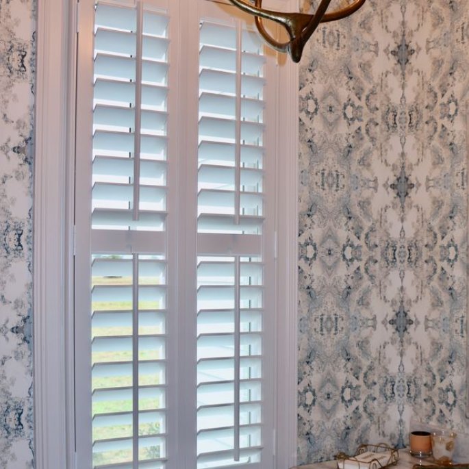 Moveable Louvered Interior Shutters