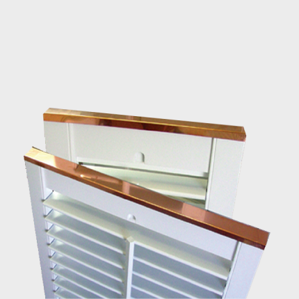 Moveable Louvered Interior Shutters