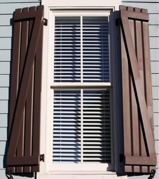 Board and Batten-4 Vertical Boards-2 Battens-ZBoard-Brown