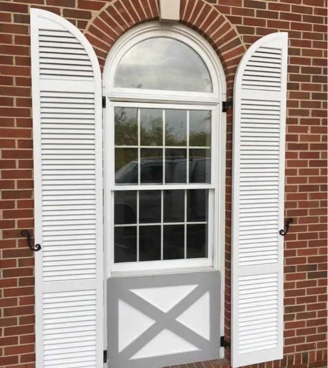 Heavy Duty Fixed Lovuer-3-Sections-Rail-Placement-Quarter-Round-Arch-White