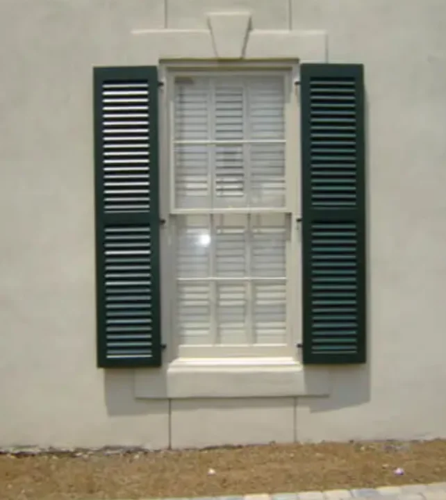 DesignLine Fixed Louver 2-Sections-Dark-Green