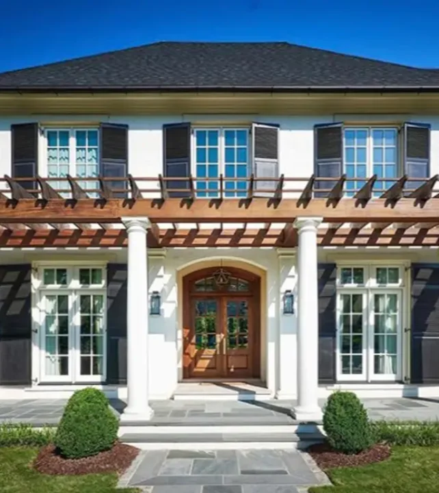 combination.house.exterior.black.window.porch.John C Sanders & Co 3