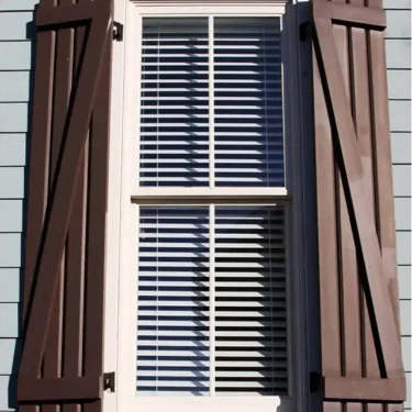 Board and Batten-4 Vertical Boards-2 Battens-ZBoard-Brown