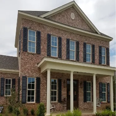 Standard Fixed Louver-2 Sections-Brown