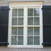 Board and Batten-4 Vertical Boards-3 Battens-Black