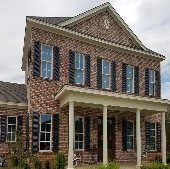 Standard Fixed Louver-2 Sections-Brown