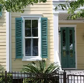 Heavy Duty Fixed Louver-2-Sections-Green-1