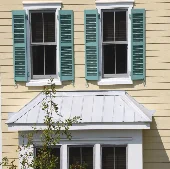 Heavy Duty Fixed Louver-2-Sections-Green