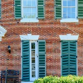 Heavy Duty Fixed Louver-3-Sections-Green-1