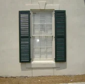 DesignLine Fixed Louver 2-Sections-Dark-Green