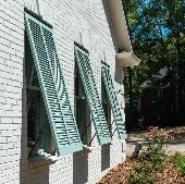Designline Fixed Louver Bahama No Center Rail 1 Substile Green 5