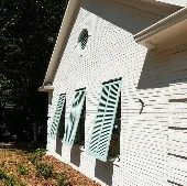 Designline Fixed Louver Bahama No Center Rail 1 Substile Green 2