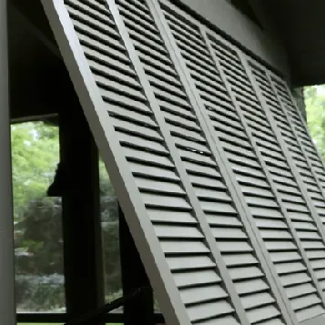 Heavy Duty Wood Fixed Louver Bahama