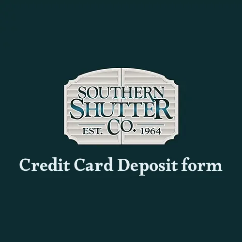 Credit Card Deposit form