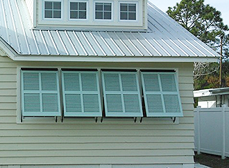 Premium Fiberglass Composite Fixed Louver Bahama
