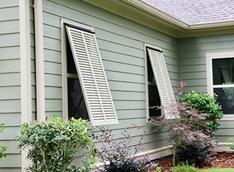 Heavy Duty Wood Fixed Louver Bahama